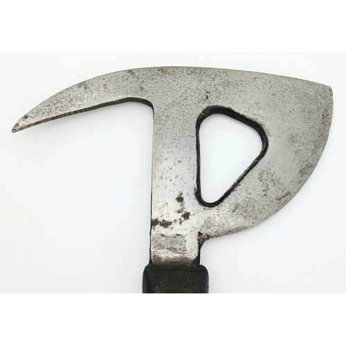 296 - WW2 British Army Glider Corps Horsa Glider Escape Axe. Nice clear markings.