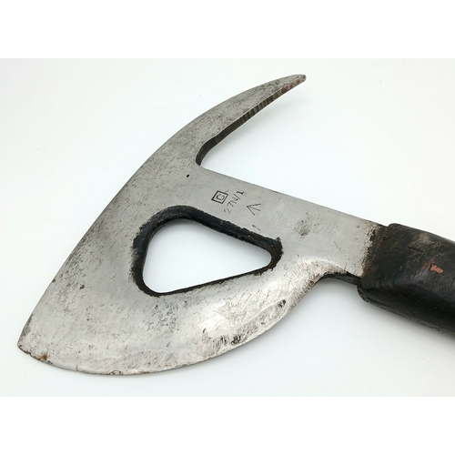 296 - WW2 British Army Glider Corps Horsa Glider Escape Axe. Nice clear markings.