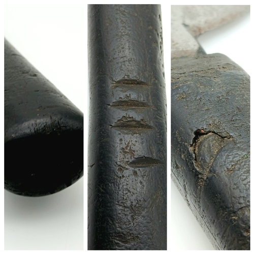 296 - WW2 British Army Glider Corps Horsa Glider Escape Axe. Nice clear markings.