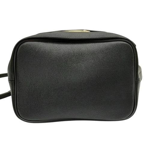 16 - A Chloe Faye Medium Backpack in Black and Suede. Black leather and suede exterior with gold-toned ha... 