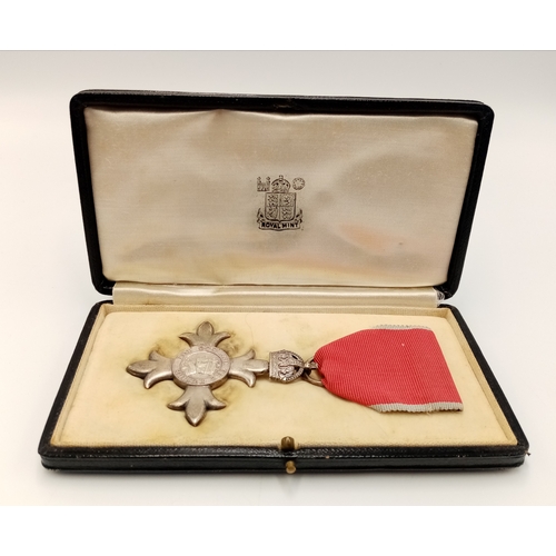 223 - An Original, M.B.E. Medal - The most excellent order of the British Empire Medal. The M.B.E. is the ... 