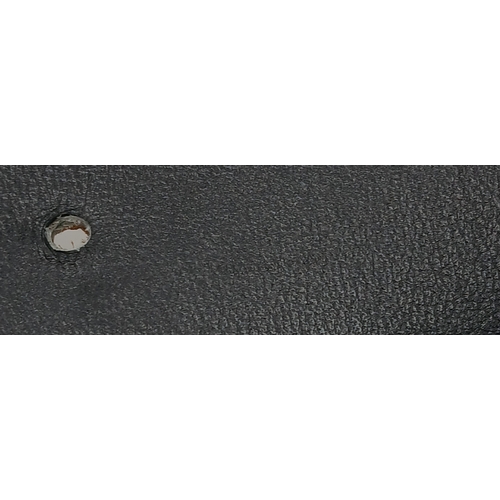 320 - A Hermès Reversible Leather Belt. Tan grained leather on one side, smooth black leather on the other... 