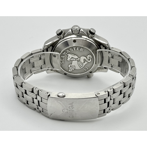 60 - An Omega Seamaster Professional Chronograph Automatic Gents Watch. Model - 210.92.44.20.01.001. Stai... 