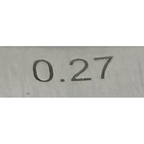 179 - A 9K White Gold Diamond Half Eternity Ring. Size O. 1.9g.  Ref: STK023249