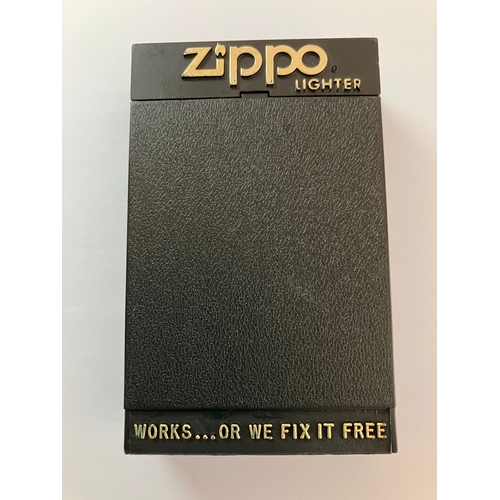 126 - Vintage ZIPPO BATTLE of BRITAIN LIGHTER. Illustrated with SPITFIRE AIRCRAFT and  RAF CREST. Complete... 