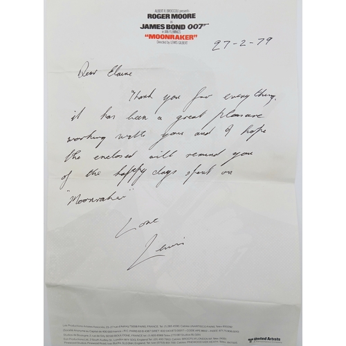 88 - A Fascinating Gift From Acclaimed British Film Director Lewis Gilbert to his Continuity Editor Elain... 