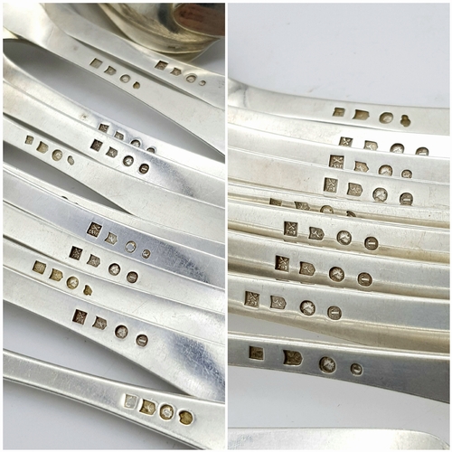 95 - A Fabulous Selection of Antique Dutch Silver Flatware in Original Storage Case. Made specially for a... 