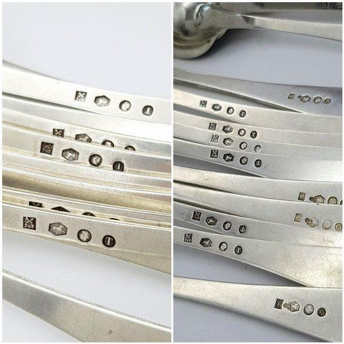 95 - A Fabulous Selection of Antique Dutch Silver Flatware in Original Storage Case. Made specially for a... 