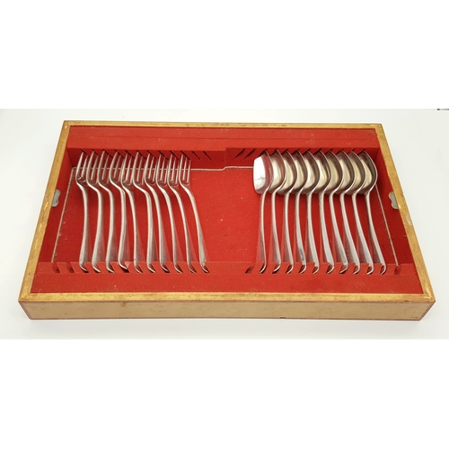 95 - A Fabulous Selection of Antique Dutch Silver Flatware in Original Storage Case. Made specially for a... 