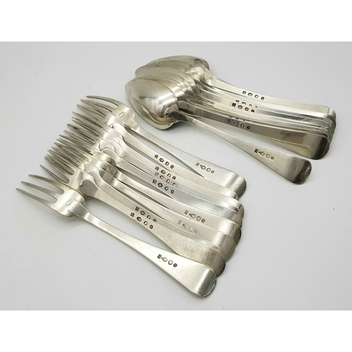 95 - A Fabulous Selection of Antique Dutch Silver Flatware in Original Storage Case. Made specially for a... 