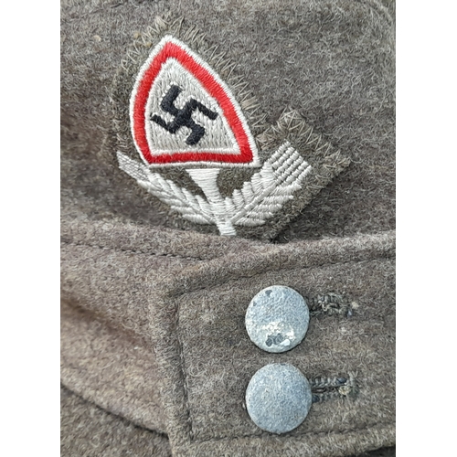 104 - 3rd Reich R.A.D (Labour Corps) Enlisted Mans/Nco's M43 Cap.