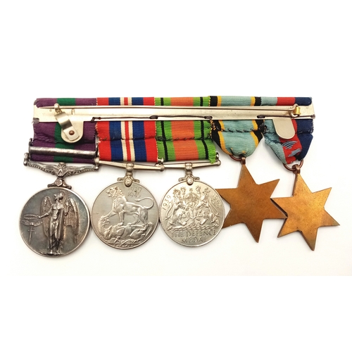 62 - WW2 British Air Crew Europe Group Awarded to Sqn Leader F.S Wright. Thanks to the G.S.M with Malaya ... 