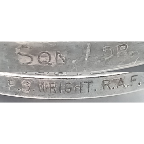 62 - WW2 British Air Crew Europe Group Awarded to Sqn Leader F.S Wright. Thanks to the G.S.M with Malaya ... 