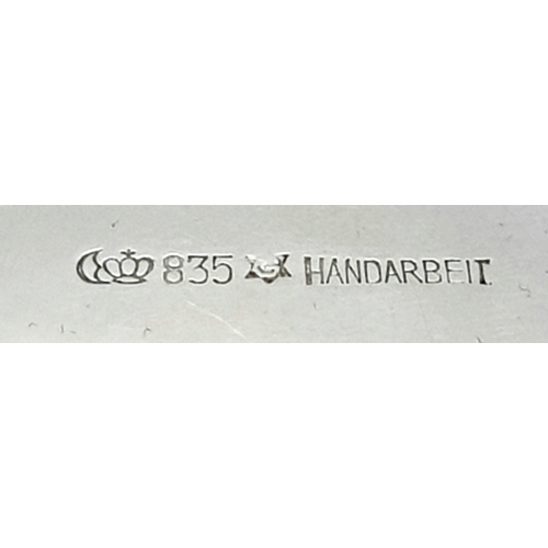 69 - 3rd Reich .875 Silver Hand Engraved Salvo. A Christmas Gift from Hermann Göering and his wife Emmy, ... 