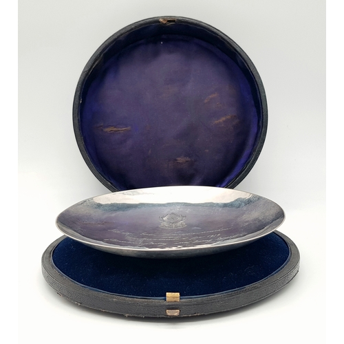 69 - 3rd Reich .875 Silver Hand Engraved Salvo. A Christmas Gift from Hermann Göering and his wife Emmy, ... 