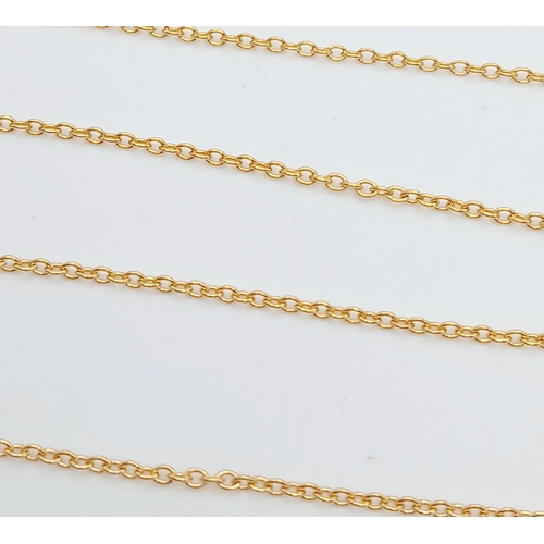 325 - An Alex Monroe Gilded 925 Silver Heart Locket Pendant on Necklace. 27mm pendant, 44cm chain, 3.88g w... 