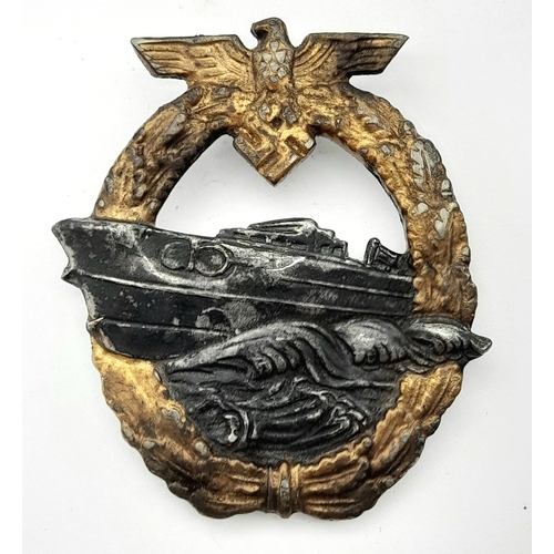 180 - WW2 German 3rd Reich Kriegsmarine 2nd Pattern Cased “Schnell Boat” (Fast Torpedo Boat) Qualification... 