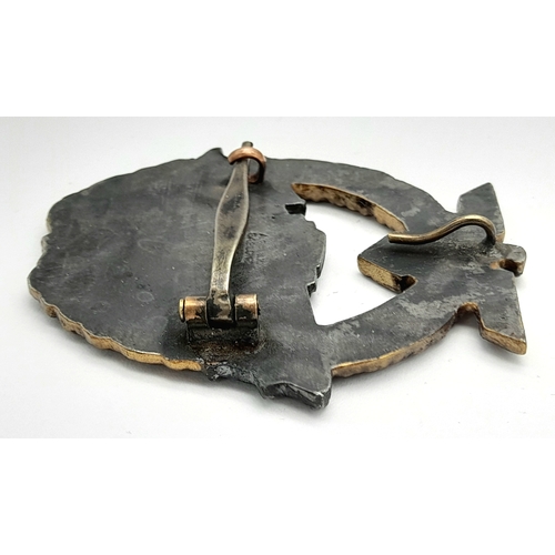 180 - WW2 German 3rd Reich Kriegsmarine 2nd Pattern Cased “Schnell Boat” (Fast Torpedo Boat) Qualification... 