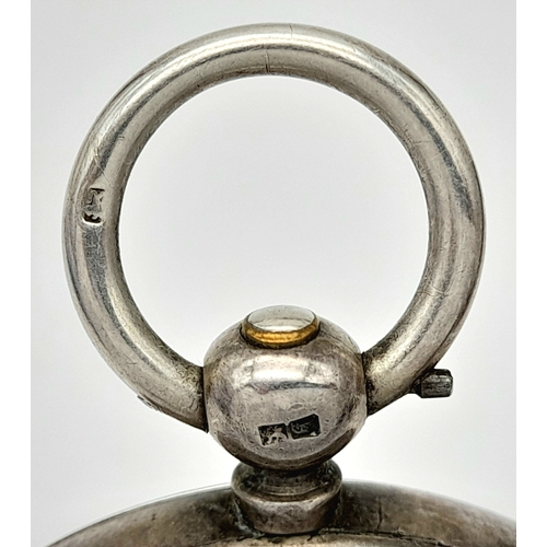 168 - Antique SILVER  POCKET WATCH. Open faced. Clear hallmark for Birmingham 1883. Excellent condition. K... 