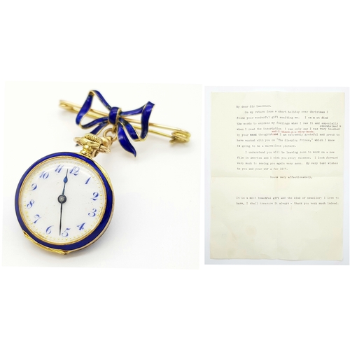 508 - A Gift from Sir Laurence Oliver! After the wrapping of 'The Prince and the Showgirl' starring Sir La... 