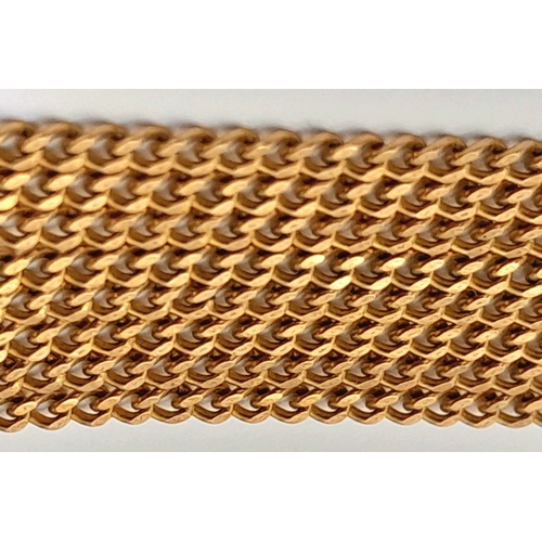 169 - A 9K Yellow Gold Disappearing Necklace. 40cm. 2.58g