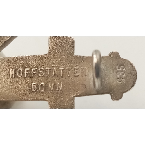 132 - Third Reich 935 Silver Marked NSDAP 10 Year Gau Essen Commemorative Badge, good example of the Gau E... 