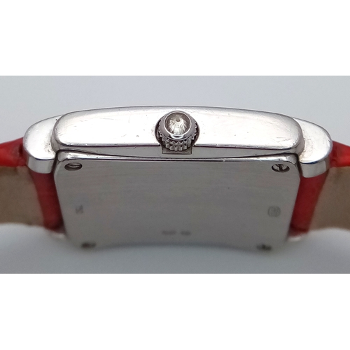 66 - A FABULOUS 18K WHITE GOLD  LADIES PATEK PHILIPPE 