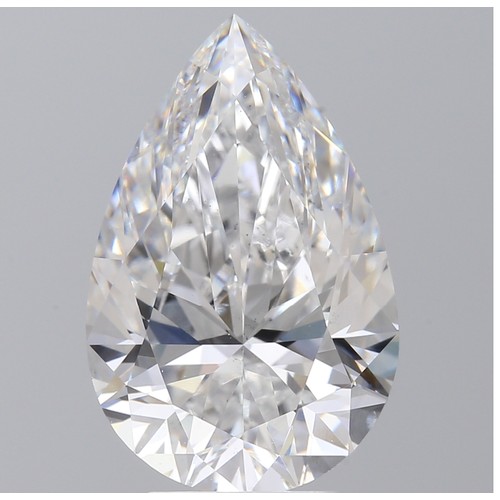 176 - A 4ct Pear Shape Brilliant cut Lab-Grown Diamond. Color E, clarity VS2. IGI certified. Cert no: LG64... 