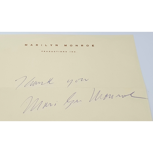 121 - A Gift From Marilyn Monroe! After the production of 'The Prince and the Showgirl' movie had wrapped,... 
