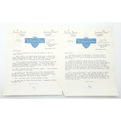 128 - Correspondence From Sir Laurence Olivier! First, a letter from Sir Larry asking for Elaine Schreyeck... 