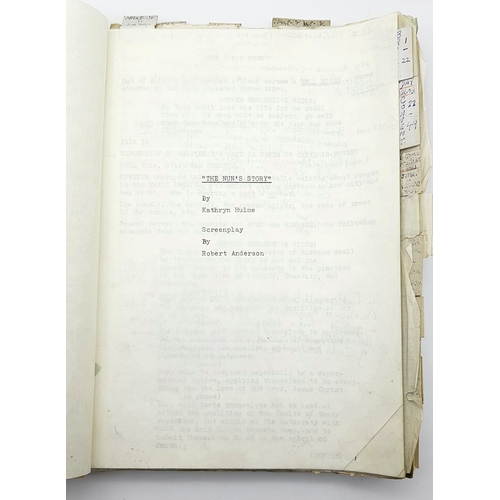 289 - A Shooting Script (Final Script) for the 1959 Audrey Hepburn Movie 'The Nun's Story' - 8 time Academ... 
