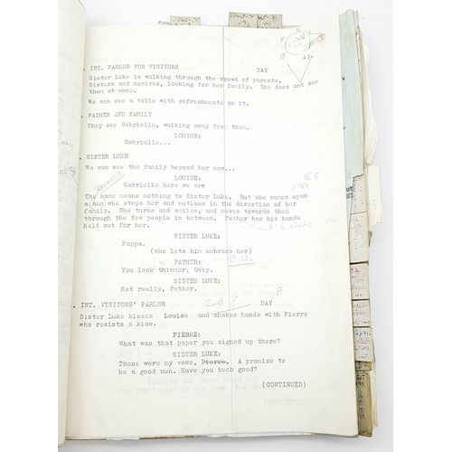 289 - A Shooting Script (Final Script) for the 1959 Audrey Hepburn Movie 'The Nun's Story' - 8 time Academ... 