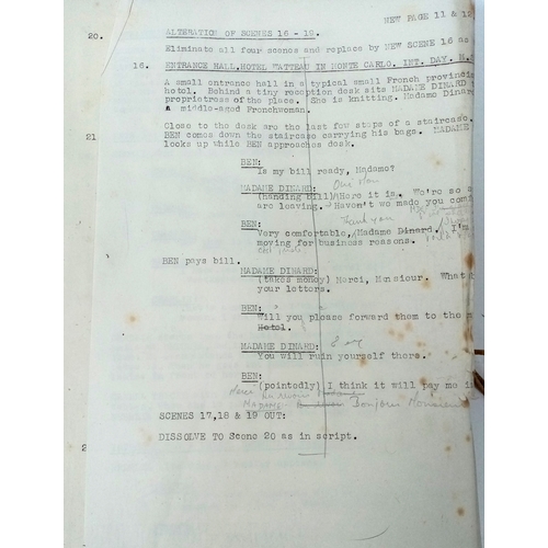 1 - A Final Shooting Script for the 1946 Movie 'Bedelia'. Margaret Lockwood plays the femme fatale in th... 