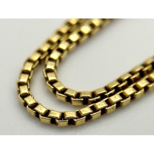 27 - A 18K YELOW GOLD DIAMOND & SAPPHIRE SET BUTTERFLY PENDANT ON CHAIN. TOTAL WEIGHT 5.8G. TOTAL LENGTH ... 