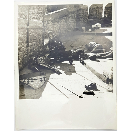 59 - Rare, Continuity Photos of Errol Flynn in the 1955 Movie, 'The Dark Avenger' - otherwise known as it... 