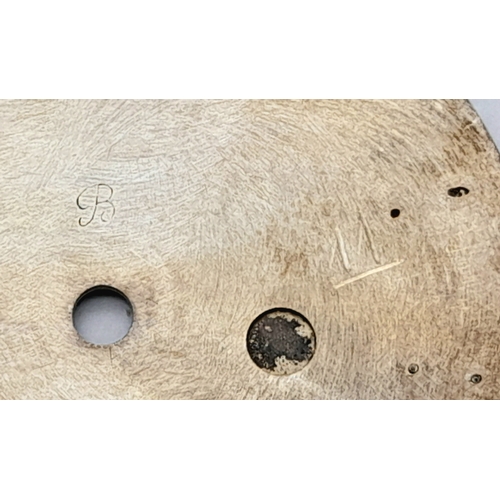 25 - A Mickey Mouse Figure Hand-Painted on a Rolex Datejust Dial. 28mm diameter. Silver tone.