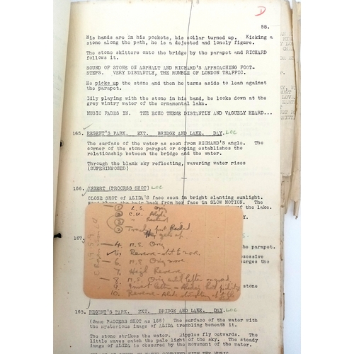 85 - Two Scripts from the 1948 Movie 'The Glass Mountain'. Starring Michael Denison and Valentina Cortese... 