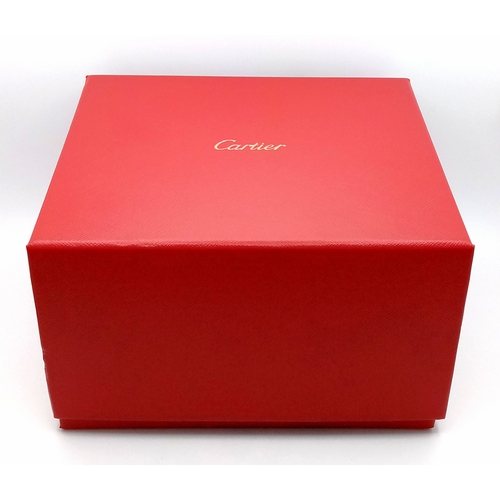 29 - A Head-Turning Cartier Santos 100 Diamond and Emerald 'Hulk' Automatic Gents Watch. Green leather st... 