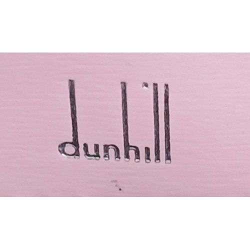 73 - An Ultra Rare Alfred Dunhill Overnight Bag in Shocking Pink! Coated pink leather exterior. Spacious ... 