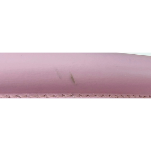 73 - An Ultra Rare Alfred Dunhill Overnight Bag in Shocking Pink! Coated pink leather exterior. Spacious ... 