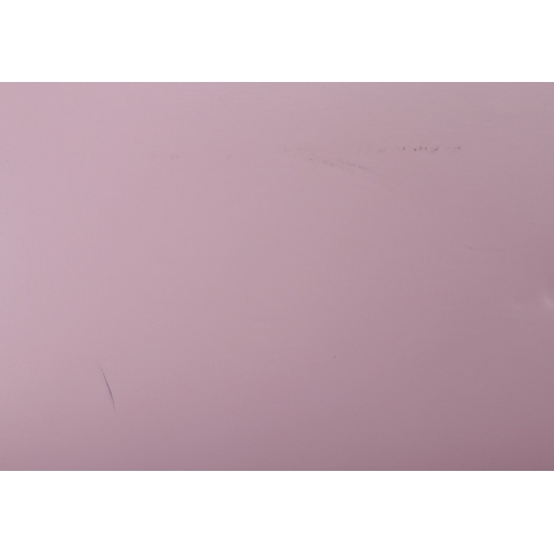 73 - An Ultra Rare Alfred Dunhill Overnight Bag in Shocking Pink! Coated pink leather exterior. Spacious ... 