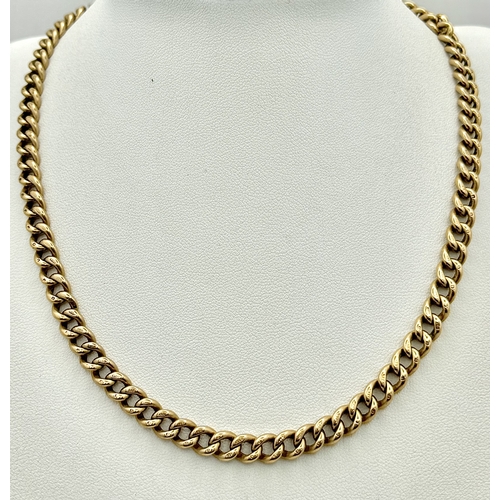 86 - A Beautiful Antique 9K Rose Gold Albert Chain. Excellent condition for its age. Each link hallmarked... 