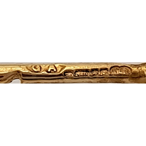 120 - A PAIR OF 18K YELOW GOLD BAGUETTE CUT DIAMOND SET HOOP EARRINGS. TOTAL WEIGHT 2.3G. DIAMOND WEIGHT 0... 