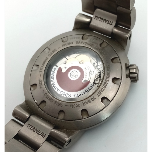 95 - AUTOMATIC ORIS DIVERS WATCH. 300M WATER RESISTANT WITH DATE FUNCTION. MODEL 7562P. IN FULL WORKING O... 