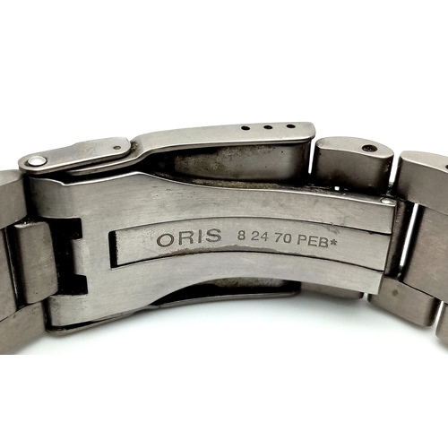 95 - AUTOMATIC ORIS DIVERS WATCH. 300M WATER RESISTANT WITH DATE FUNCTION. MODEL 7562P. IN FULL WORKING O... 