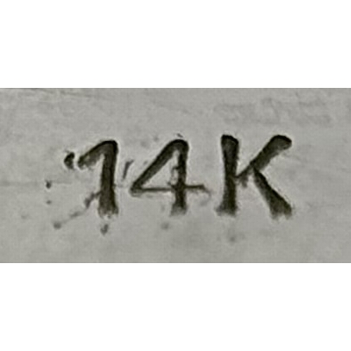 99 - A 14K WHITE GOLD ROLEX STYLE DESIGN WHITE AND YELLOW DIAMOND SET RING. TOTAL WEIGHT 8.8G. SIZE U. SC... 