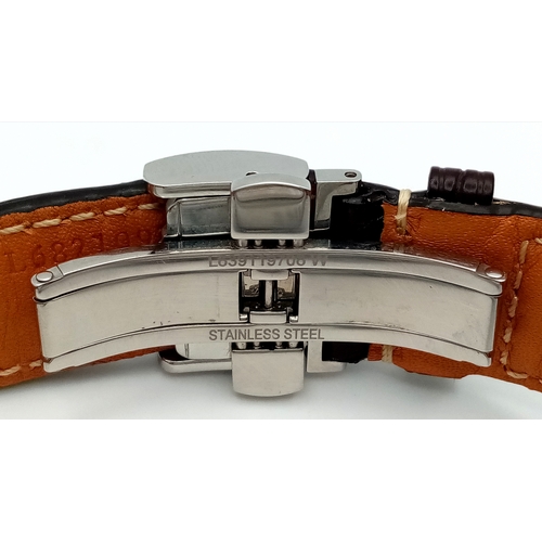 76 - A Longines Master Collection Automatic Gents Watch. Model L2.738.4. Brown leather strap. Stainless s... 