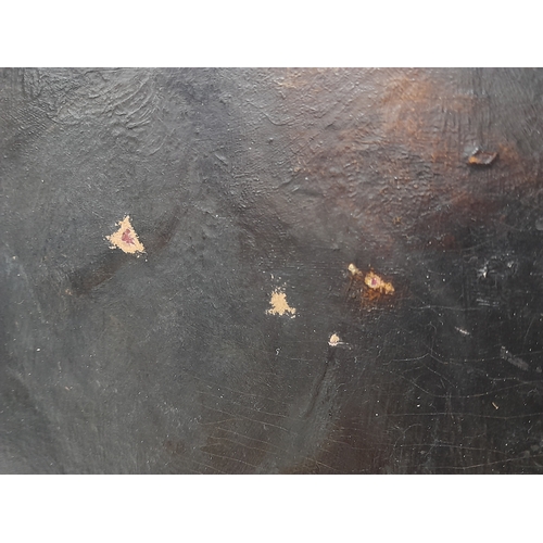 80 - An Oil on Board Picture of a Young Girl by the Coast. Signed but unable to make out artists name. In... 