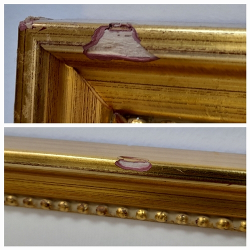 80 - An Oil on Board Picture of a Young Girl by the Coast. Signed but unable to make out artists name. In... 