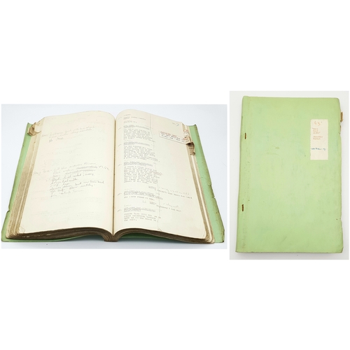 551 - An Extremely Rare Shooting Script from the 1948 Movie ' Daughter of Darkness'. From the estate of sc... 